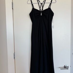 A New Day Black Strappy Dress